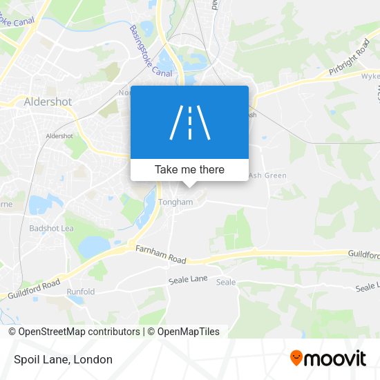 Spoil Lane map