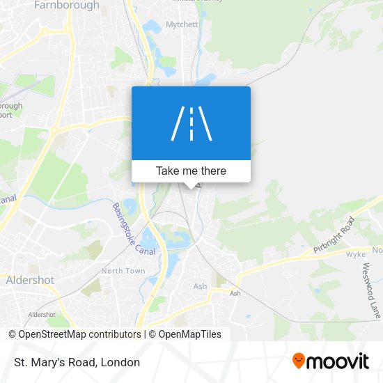 St. Mary's Road map