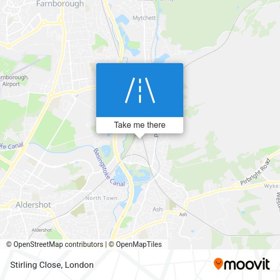 Stirling Close map