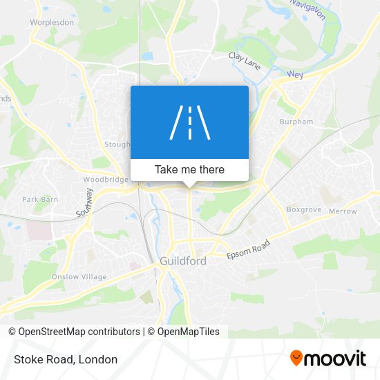 Stoke Road map
