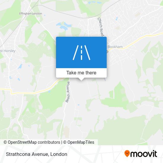 Strathcona Avenue map