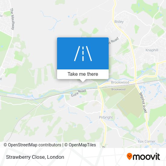 Strawberry Close map