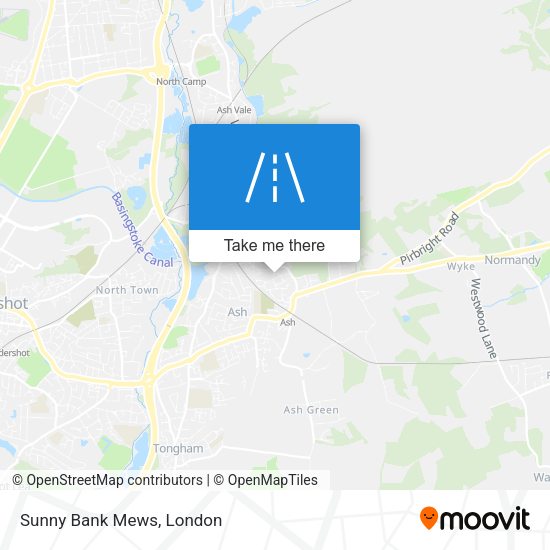 Sunny Bank Mews map