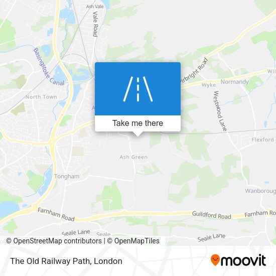 The Old Railway Path map