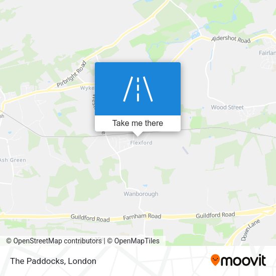 The Paddocks map