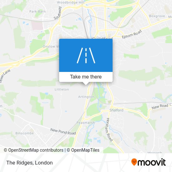 The Ridges map