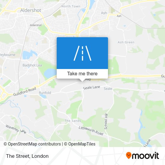 The Street map