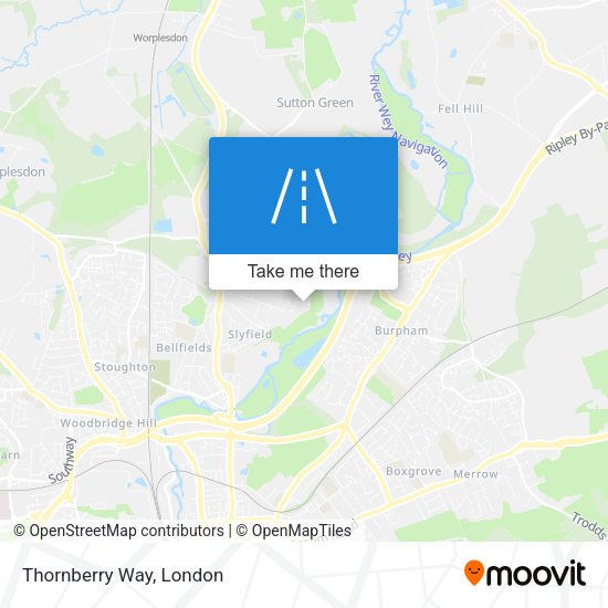 Thornberry Way map