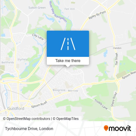Tychbourne Drive map