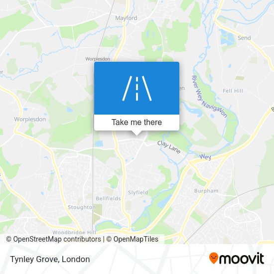 Tynley Grove map