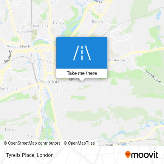 Tyrells Place map
