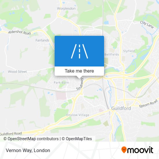 Vernon Way map