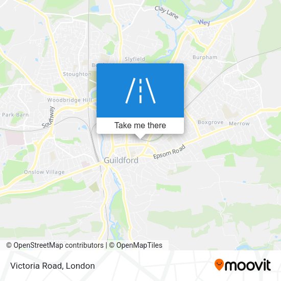 Victoria Road map