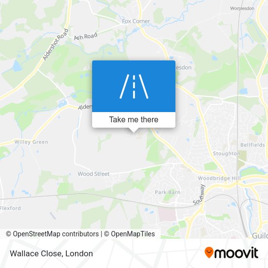 Wallace Close map