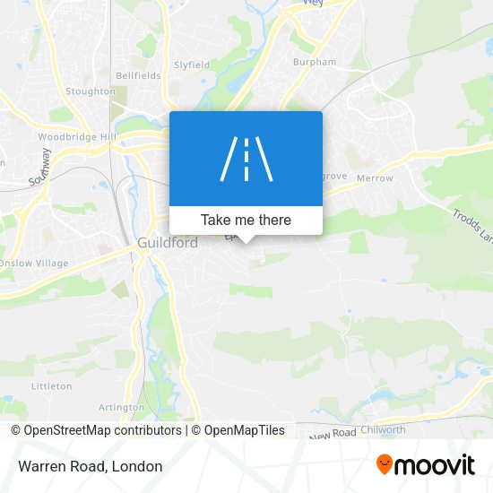 Warren Road map