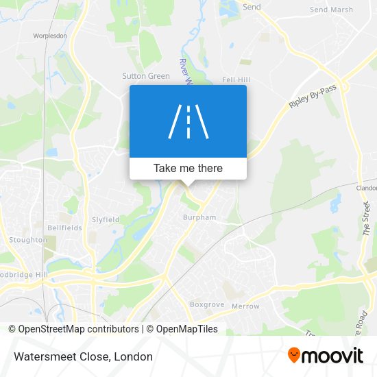 Watersmeet Close map