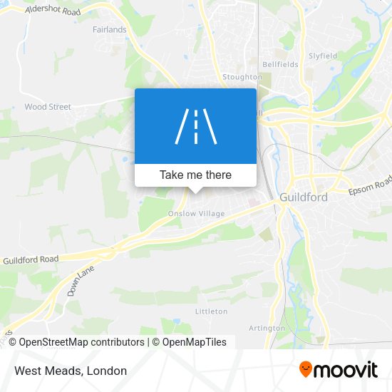 West Meads map