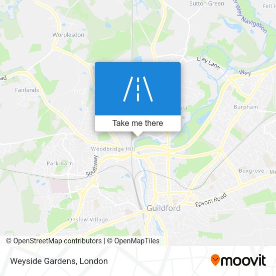 Weyside Gardens map