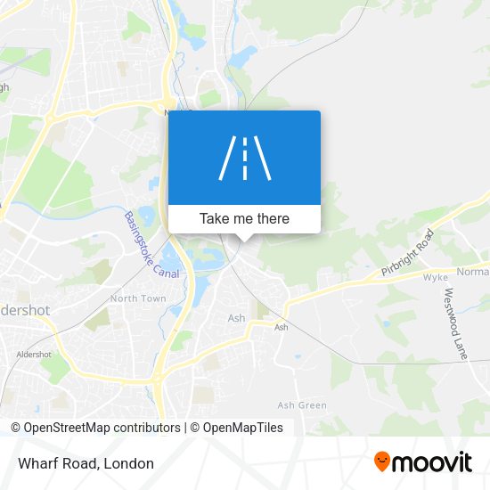 Wharf Road map