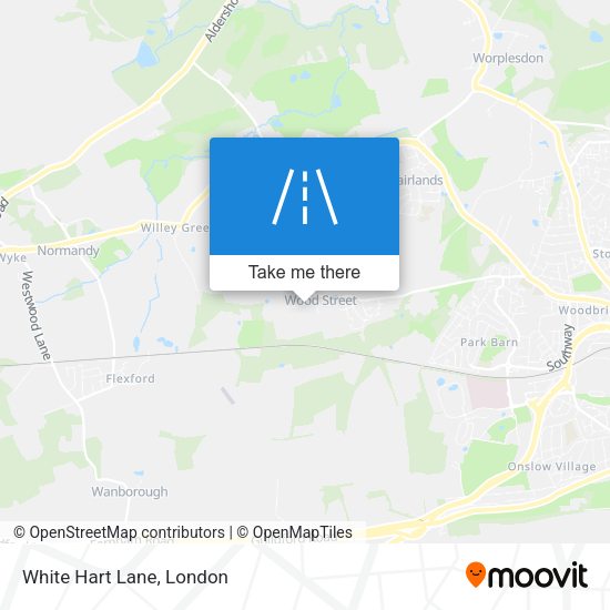 White Hart Lane map
