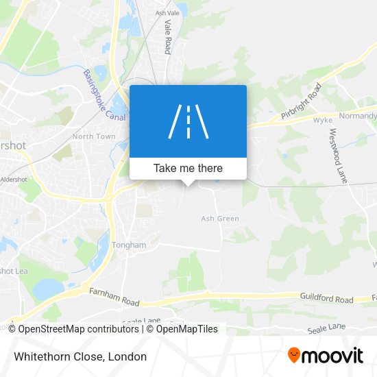 Whitethorn Close map