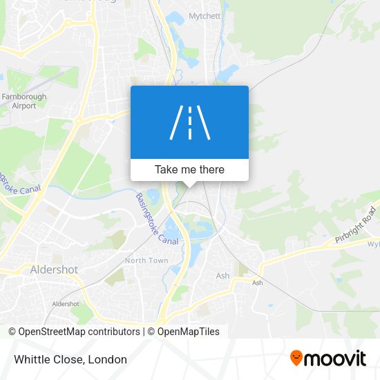Whittle Close map