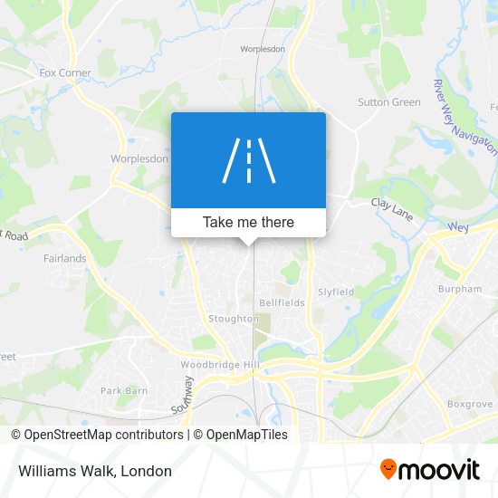 Williams Walk map