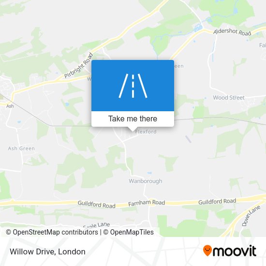 Willow Drive map