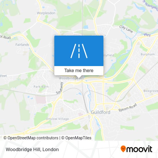 Woodbridge Hill map