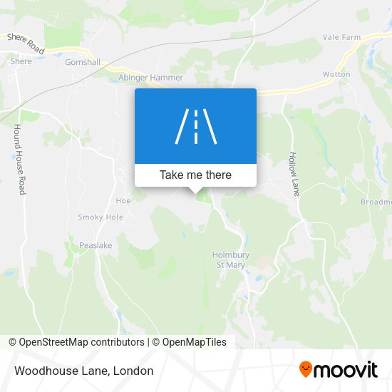 Woodhouse Lane map