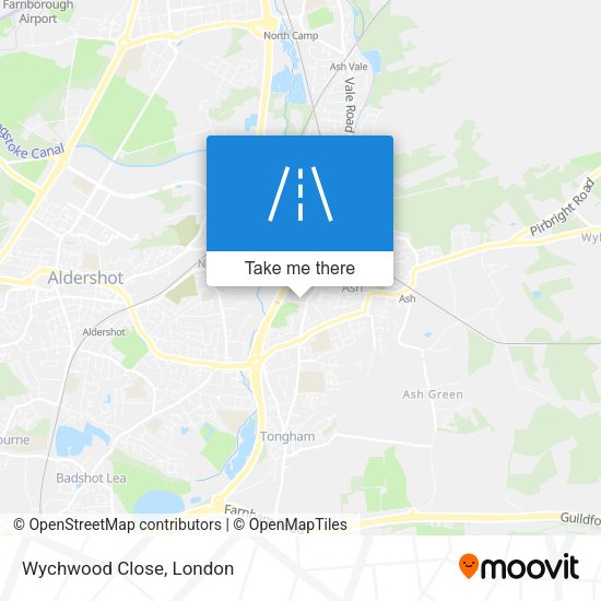 Wychwood Close map
