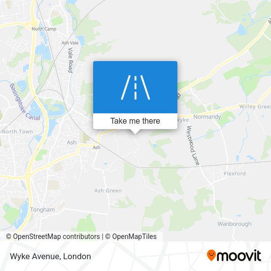 Wyke Avenue map