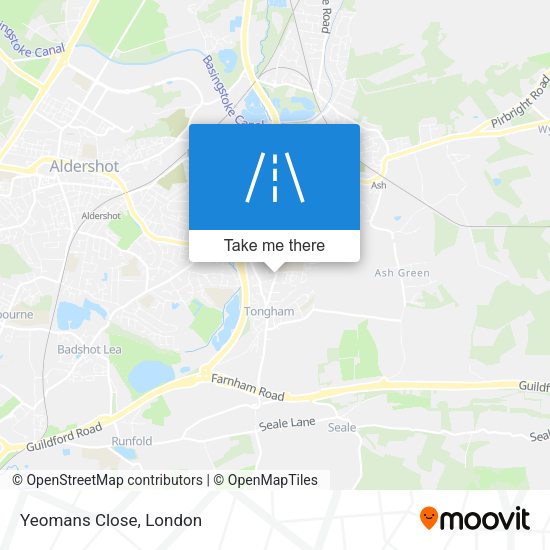 Yeomans Close map