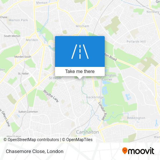 Chasemore Close map