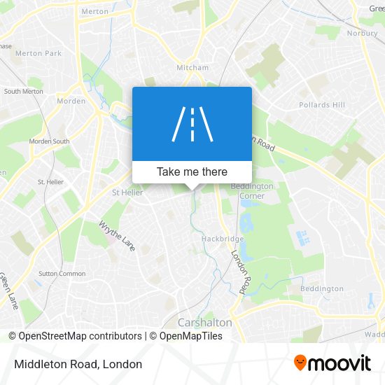 Middleton Road map
