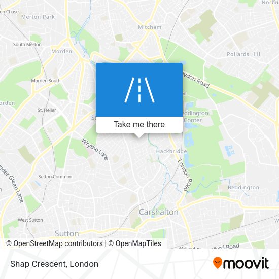Shap Crescent map