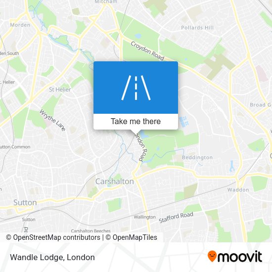 Wandle Lodge map
