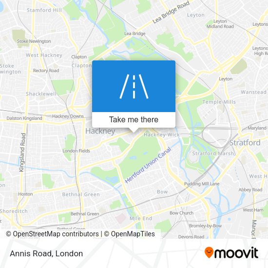Annis Road map