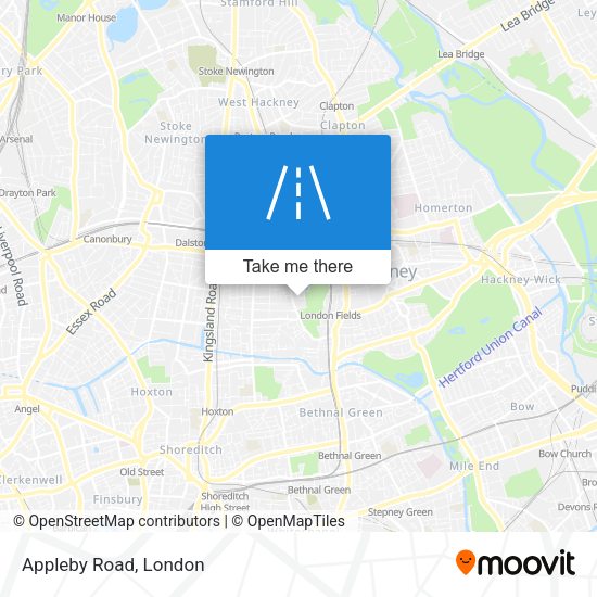 Appleby Road map