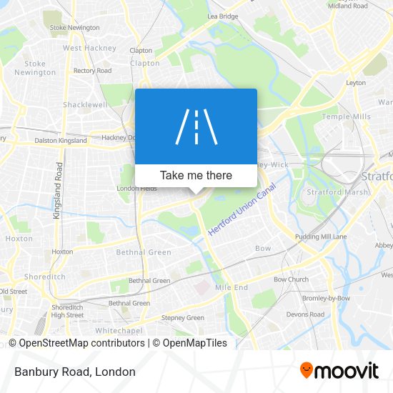 Banbury Road map