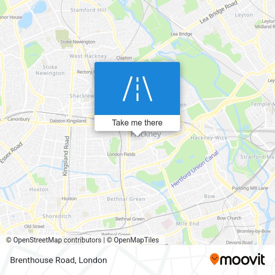 Brenthouse Road map