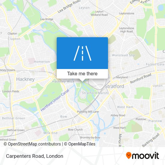 Carpenters Road map