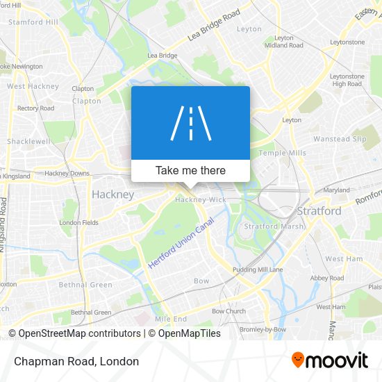 Chapman Road map