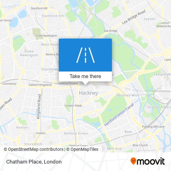 How to get to Chatham Place in Hackney by Bus Train Tube or DLR