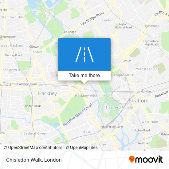 Chisledon Walk map