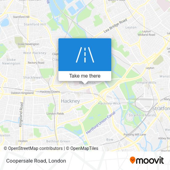 Coopersale Road map
