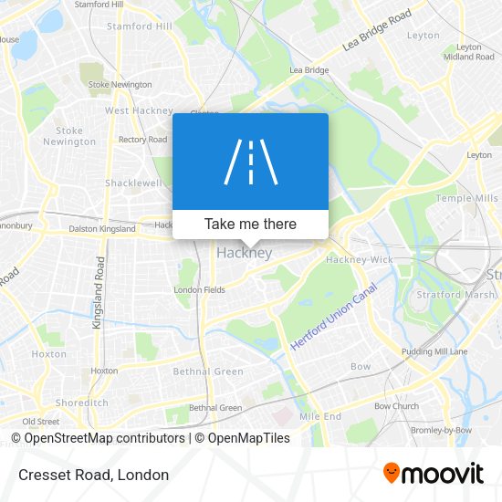 Cresset Road map