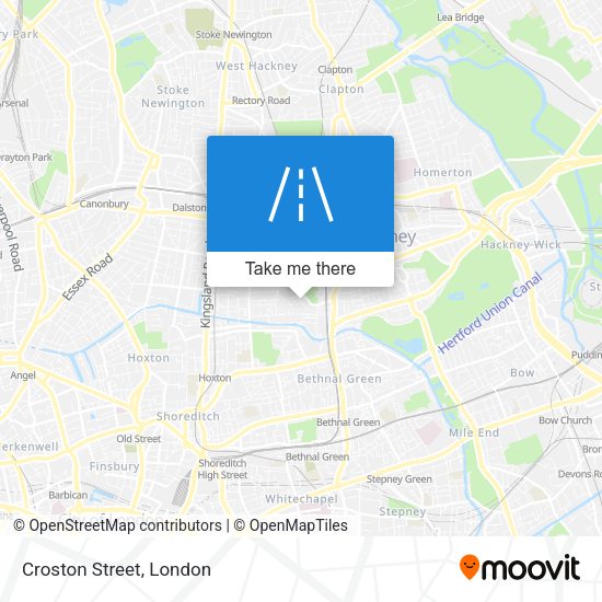 Croston Street map