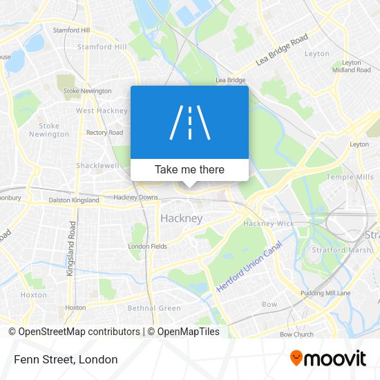 Fenn Street map
