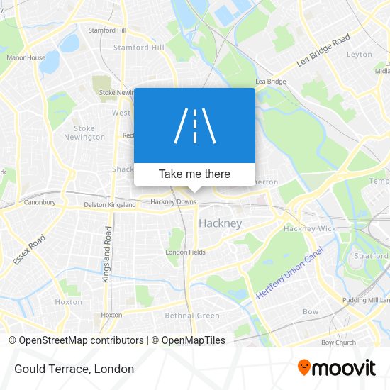 Gould Terrace map